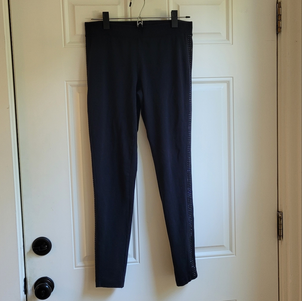 Express Rhinestudded Sexy Stretch Legging, M